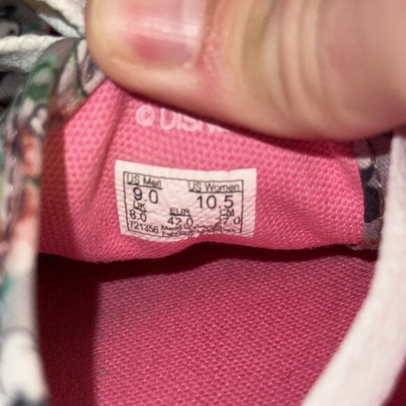 VANS Disney x Authentic Minnie Mouse Digi Roses Comfort Shoe Women’s Size 10.5 - Picture 8 of 8